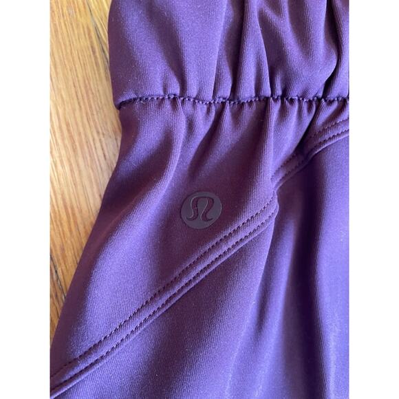 Lululemon Stretch High-Rise Pant 7/8 Length Size 8 Mulled Wine VGUC - Picture 7 of 8
